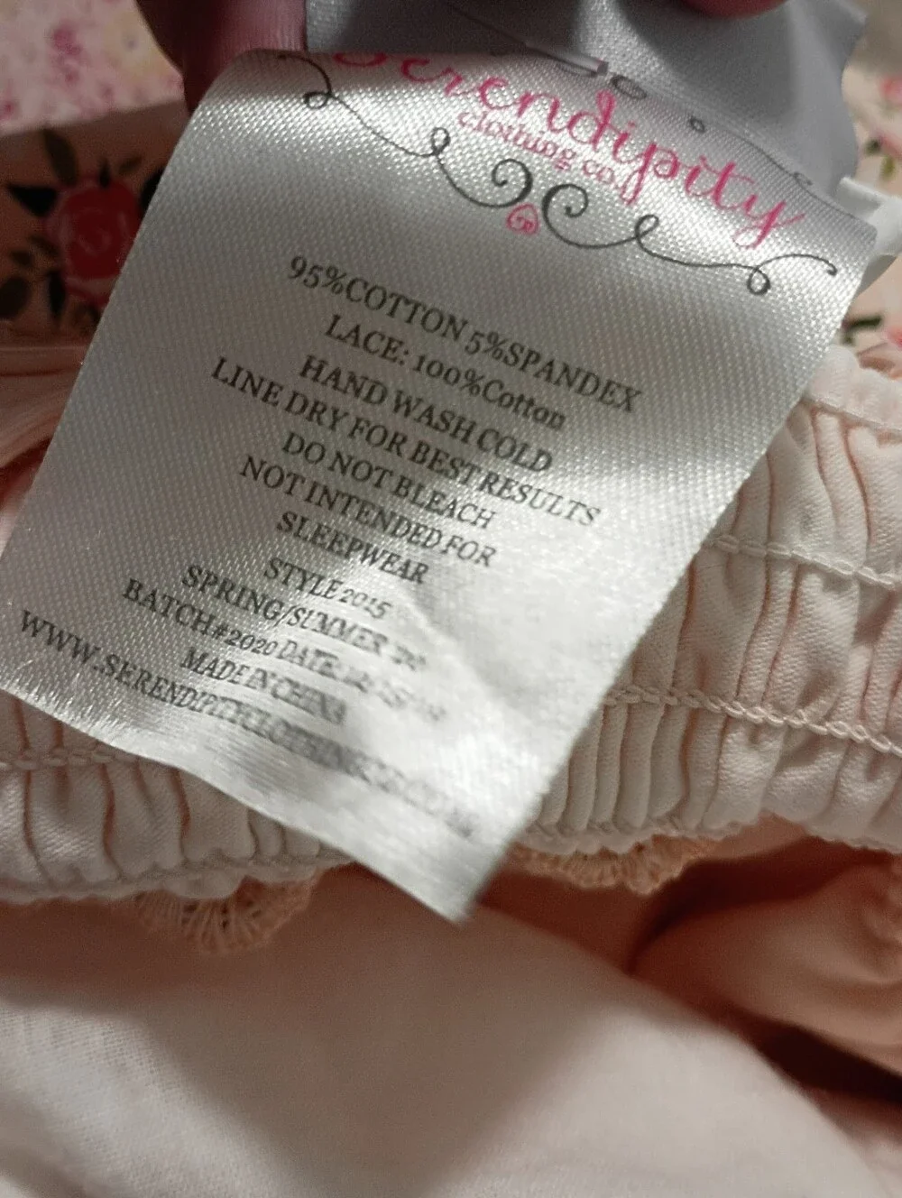 Serendipity Pink Rose Skirted Romper 12-18 Months NWOT